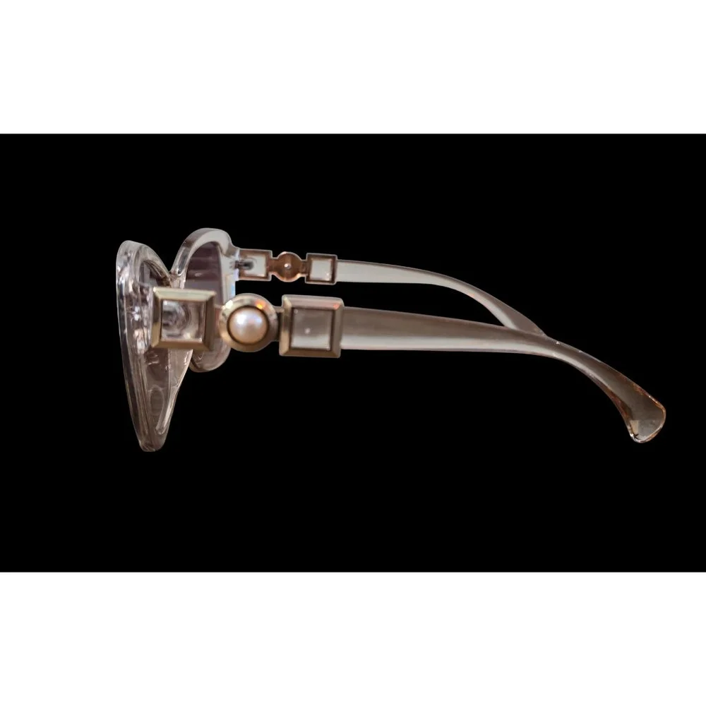 Women's Fashion Clear‎ Brown Cat Eye Glasses One Size